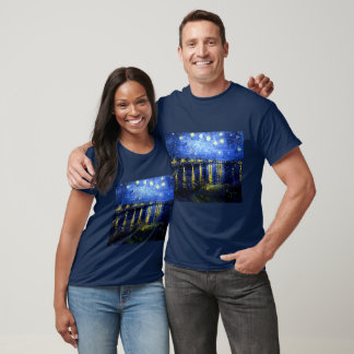 T-shirt Nuit étoilée sur le Rhône