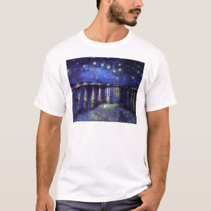 T-shirt nuit étoilée sur le rhone 1890