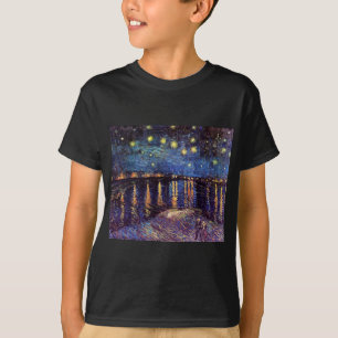 T-shirt Nuit étoilée sur le Rhône par Van Gogh
