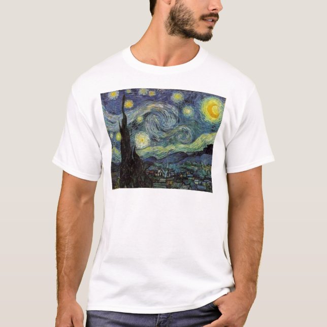 T-shirt Nuit étoilée - van Gogh (Devant)