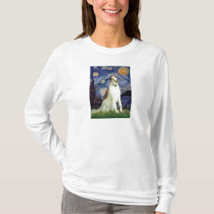 T-shirt Nuit étoilée (Vertical) - Borzoi
