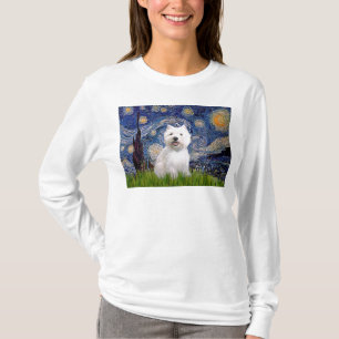 T-shirt Nuit étoilée - Westie 2