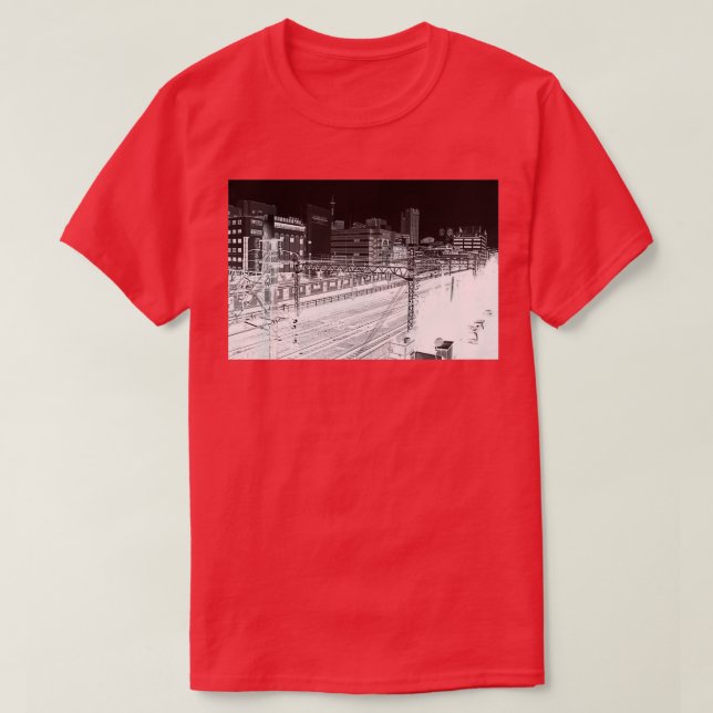 T-shirt Nuit inversée (Design devant)