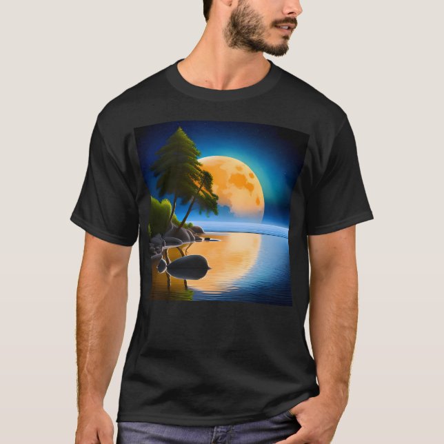 T-shirt Nuit Pleine lune (Devant)
