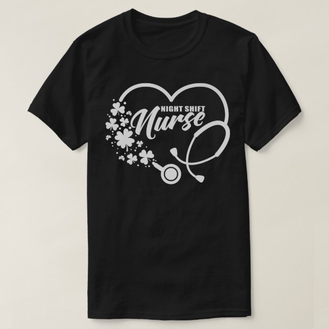 T-shirt Nuit Shift Nurse St  (Design devant)