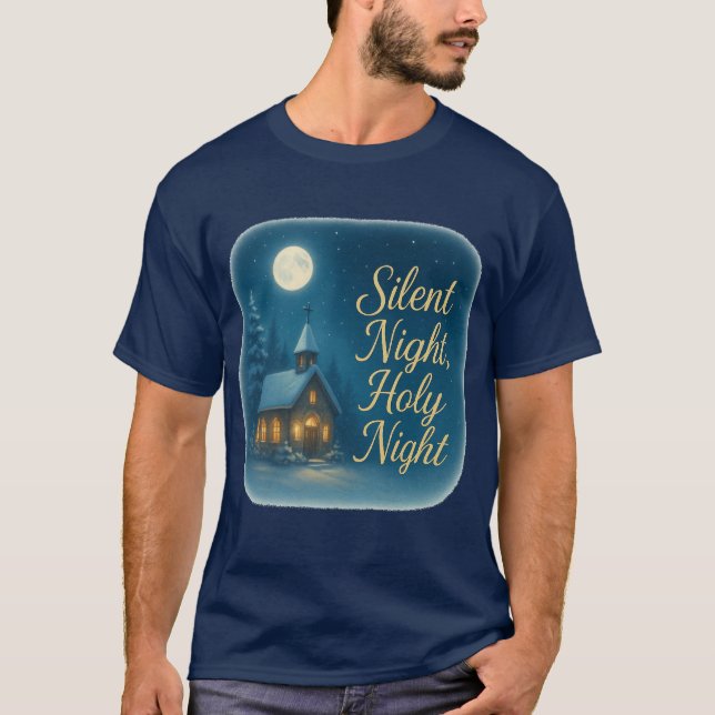 T-Shirt Nuit Silencieuse, Sainte Nuit (Devant)