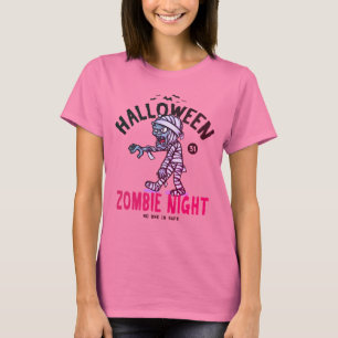 T-shirt Nuit Zombie d'Halloween