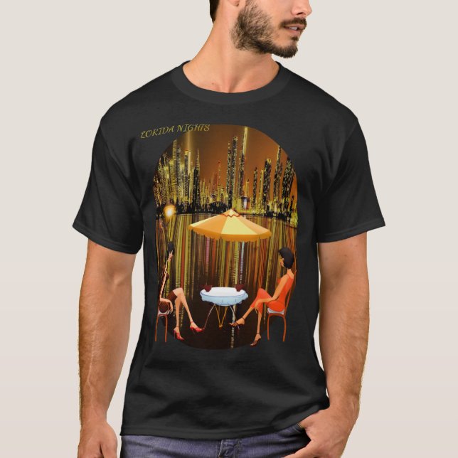 T-shirt nuits de Floride (Devant)