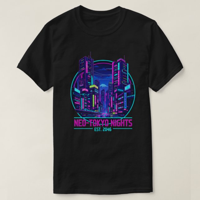 T-shirt Nuits de Neo-Tokyo 2046 (Design devant)