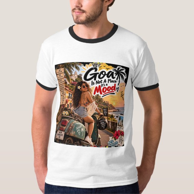 T-shirt Nuits dorées – Goa (Devant)