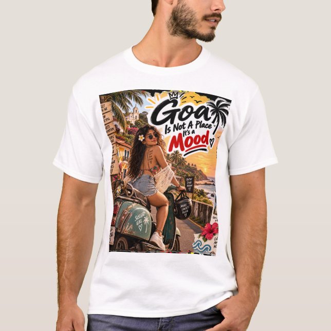T-shirt Nuits dorées – Goa (Devant)