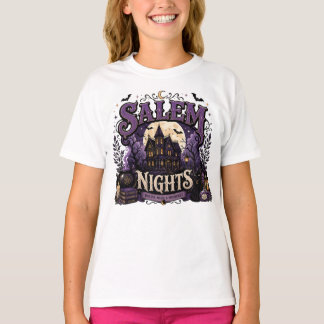 T-shirt Nuits ensorcelées de Salem Halloween Maison hantée