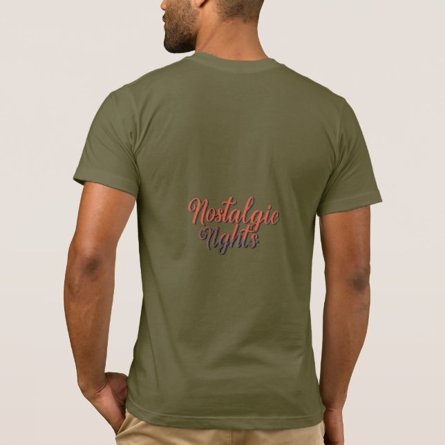 T-shirt Nuits nostalgiques (Dos)