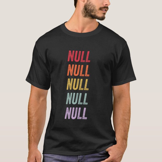 T-shirt Nul (Devant)