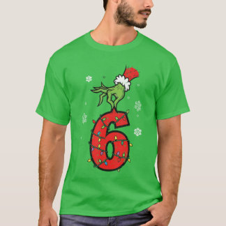 T-shirt Number 6 Matching 67 Meme 6 7 Christmas Boys Youth