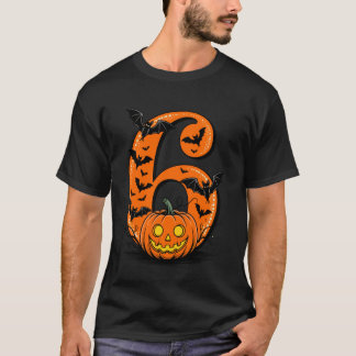 T-shirt Number 6 Six Funny Halloween Meme Matching Couples