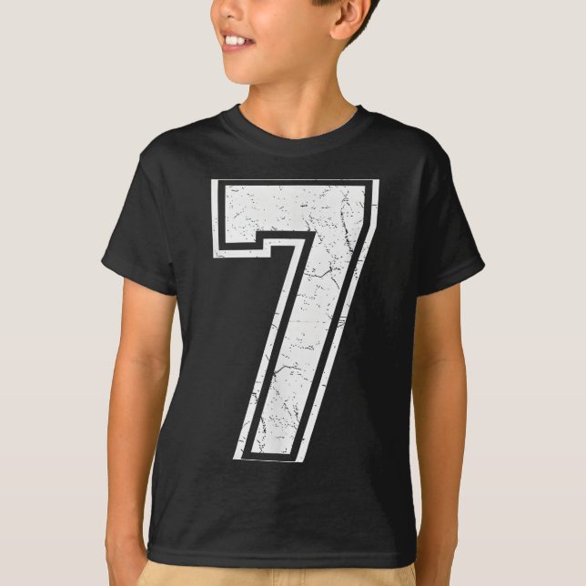 T-shirt Number 7 Matching 67 Meme Costume Men Women Kids  (Devant)