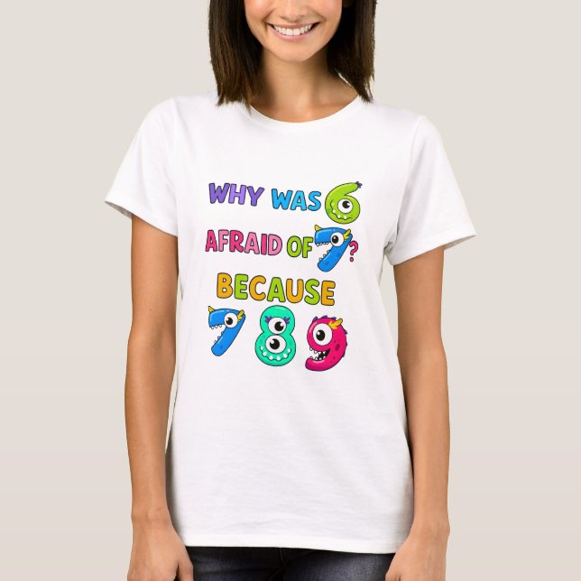 T-shirt Number Day Funny Maths 7 8 9 T Shirt for Teachers (Devant)