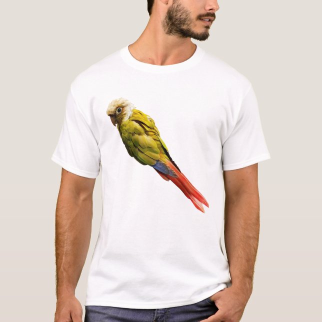 T-shirt Numchoke - the Green Cheek Conure (Devant)