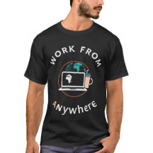 T-shirt numérique nomade et travail à distance