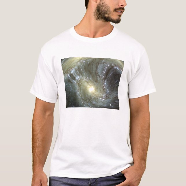 T-shirt numériquement galaxie modifiée (Devant)