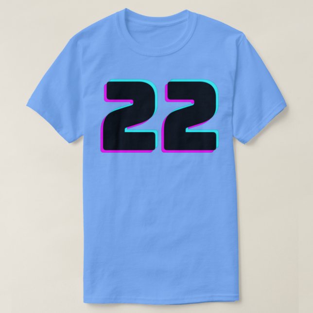 T-shirt Numéro (Design devant)