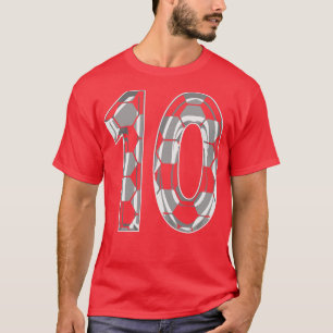 T-shirt Numéro 10 Jersey 10 Maman Joueur Fan 1