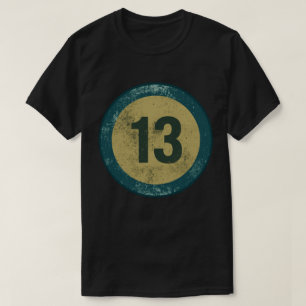 T-shirt Numéro 13 Vintage en détresse