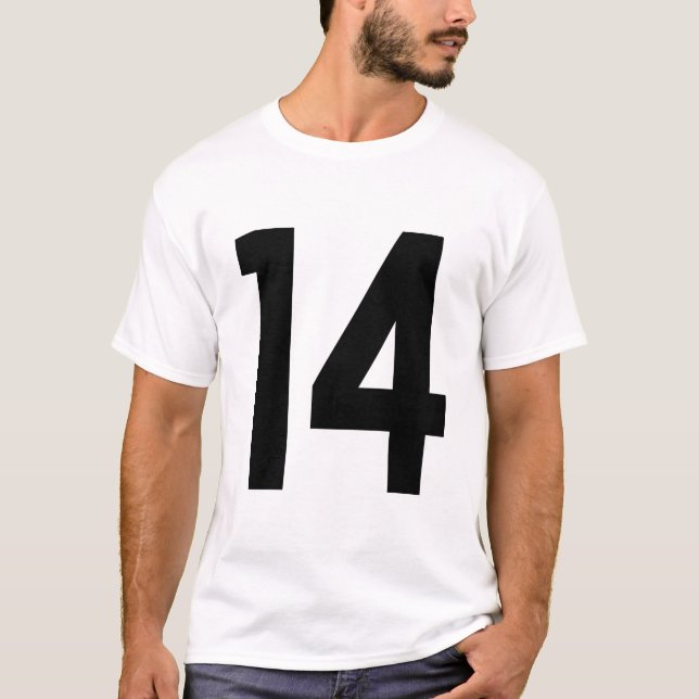 T-SHIRT NUMÉRO 14 (Devant)