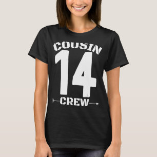 T-shirt Numéro 14 Cousin Crew Reunion Groupe de famille co
