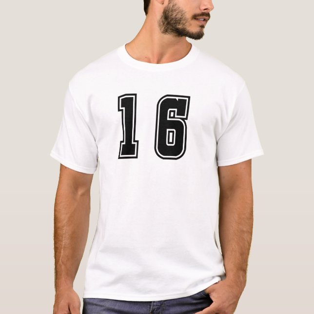 T-shirt Numéro 16 (Devant)