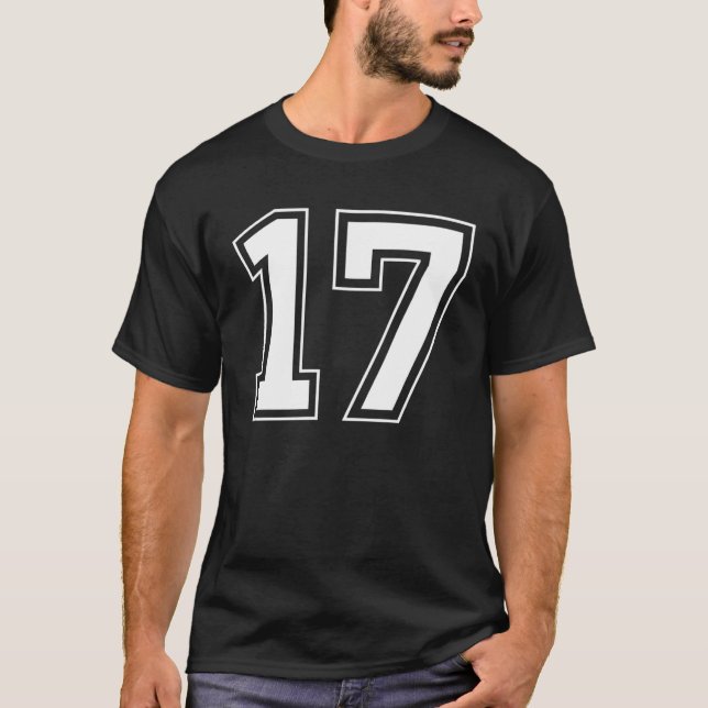 T-shirt Numéro 17 (Devant)