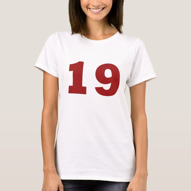 T-shirt Numéro 19 ! (Devant)