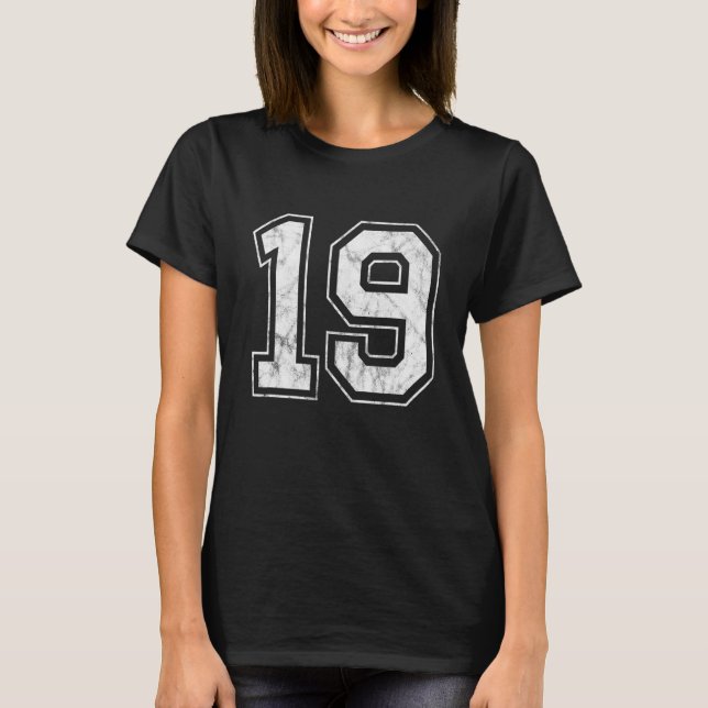 T-shirt Numéro 19 (Devant)
