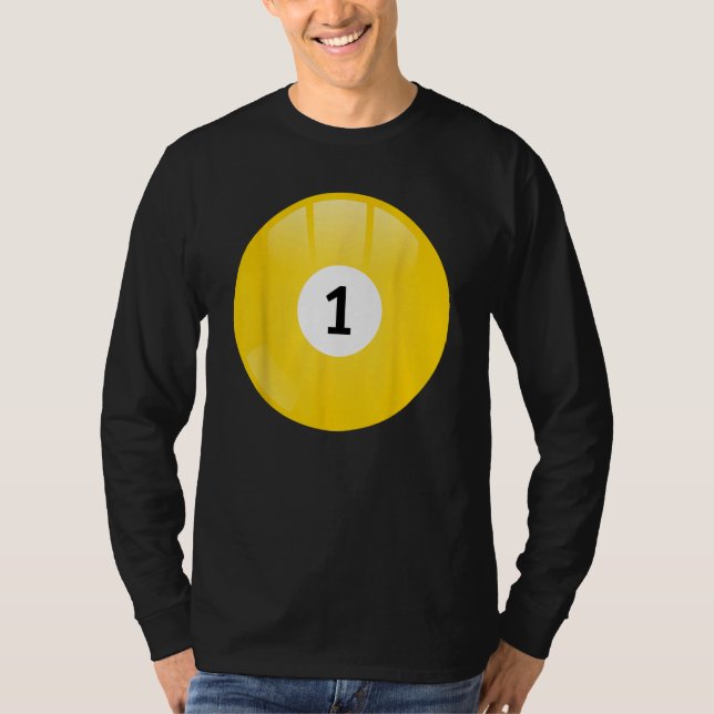 T-shirt Numéro 1 Bal de billard (Devant)