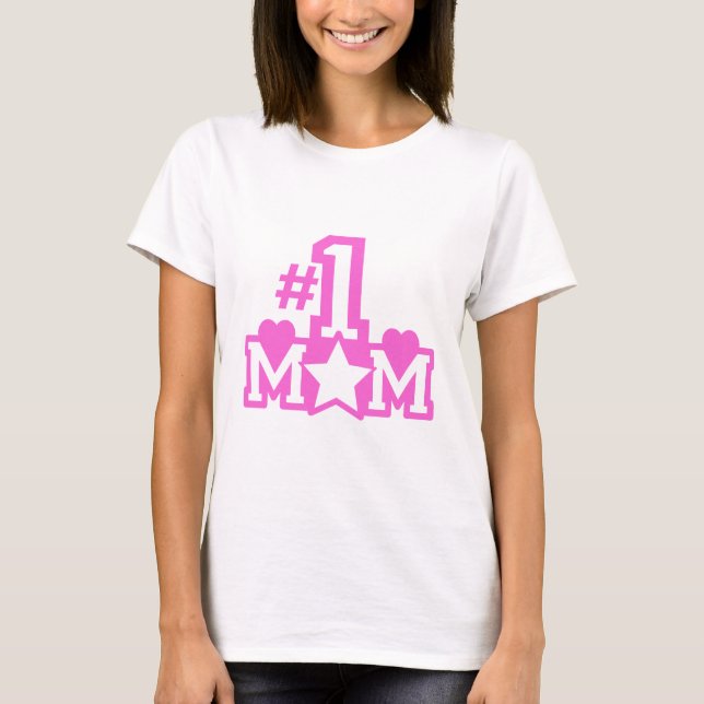 T-shirt Numéro 1 maman (Devant)