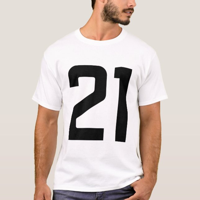 T-SHIRT NUMÉRO 21 (Devant)