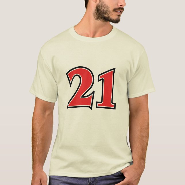 T-Shirt Numéro 21 (Devant)