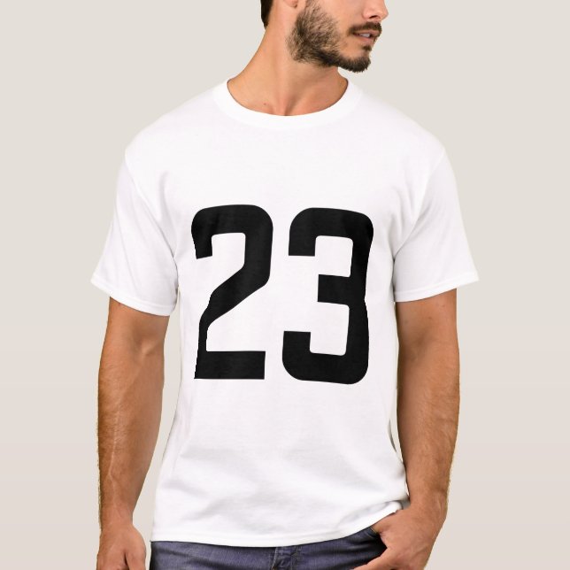 T-SHIRT NUMÉRO 23 (Devant)