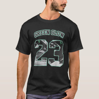 T-shirt Numéro 23 Black Green Glow 3s Loser Loser Lover Ma