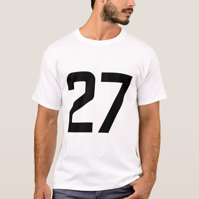 T-SHIRT NUMÉRO 27 (Devant)