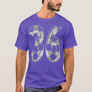 T-shirt Numéro 36 Jersey 36 Maman Joueur Fan 1