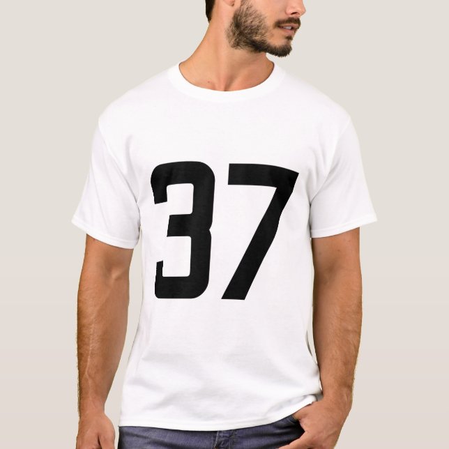 T-SHIRT NUMÉRO 37 (Devant)
