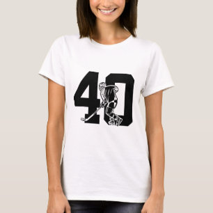 T-shirt Numéro 40 Ans Hockey sur glace 40e Anniversaire