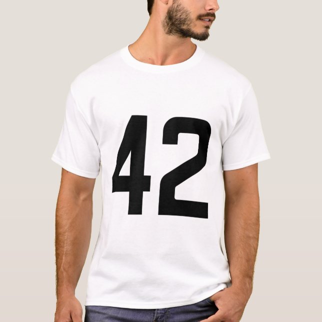 T-SHIRT NUMÉRO 42 (Devant)