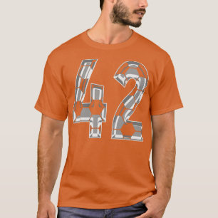 T-shirt Numéro 42 Jersey 42 Maman Joueur Fan 1