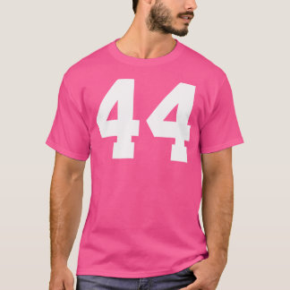 T-shirt Numéro 44 (À l'avant) Équipe sportive Jersey Numér