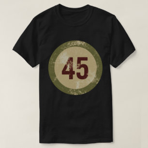 T-shirt Numéro 45 Vintage en détresse