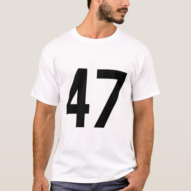 T-SHIRT NUMÉRO 47 (Devant)
