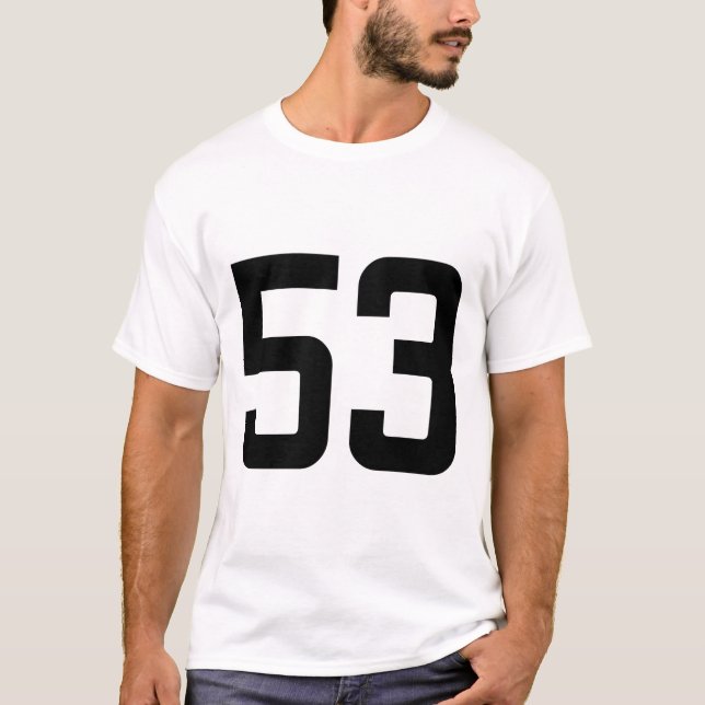 T-SHIRT NUMÉRO 53 (Devant)